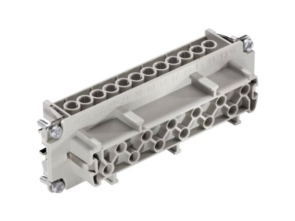 Lapp EPIC H-BE 24 BS, Ruuvi, Upotus, Hopea, 0.5 - 2.5 mm², 2 mO, 6 kV