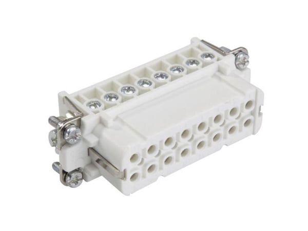 Lapp EPIC H-A 16 BS, Ruuvi, Upotus, Hopea, 0.5 - 2.5 mm², 4 mO, 2,5 kV