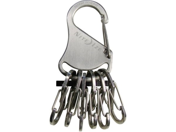 Nite Ize KeyRack Locker, Nøkkelkarabin, Rustfritt stål, Rustfritt stål, 39,1 mm, 78,1 mm, 37 g