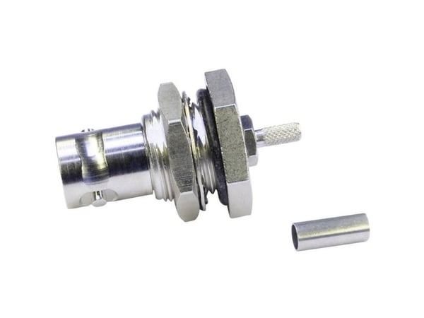 Telegärtner J01001B0059 J01001B0059 BNC-liitin Liitäntä, uppoasennus 50 Ω 1 kpl