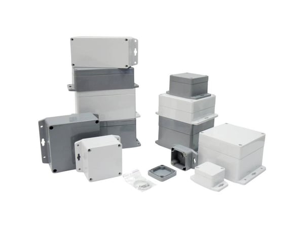 Gainta G317MF universalkabinett 222 x 146 x 55 ABS-plast mørkegrå 1 stk