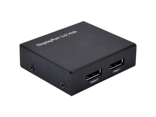 Secomp 14.99.3590, DisplayPort, 2x DisplayPort, 3840 x 2160 piksler, Sort, Kraft indikator, 5 V