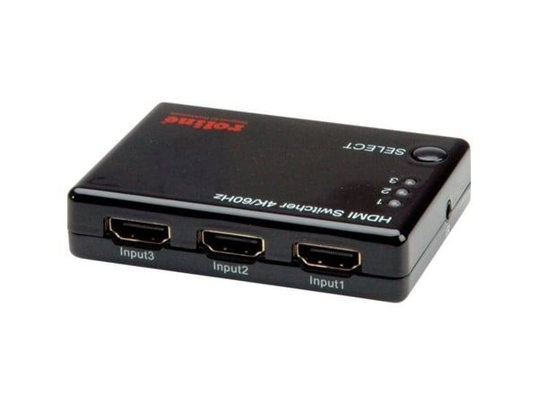 ROLINE 14013575, HDMI, Sort, 480p, 720p, 1080i, 2160p, 3840 x 2160 piksler, 5 V, 1 A