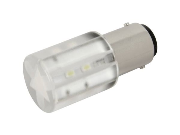 CML LED-merkkivalaisin BA15d Viileän valkoinen 24 V/DC, 24 V/AC 1400 mcd