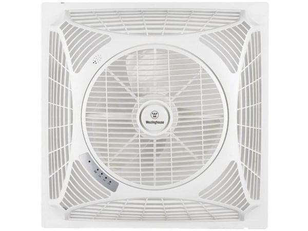 Westinghouse Windsquare Loftsventilator (L x B x H) 62 x 62 x 22 cm Vingefarve: Hvid Chassisfarve: Hvid