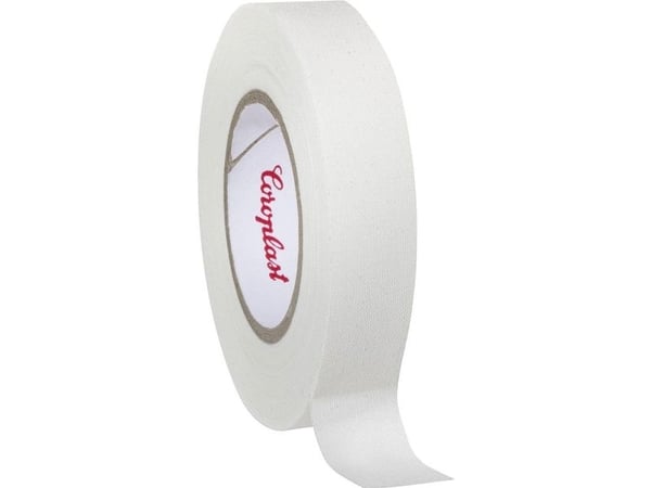 Coroplast 44224 tekstiltape 44224, hvit (L x B) 10 m x 15 mm, 1 stk