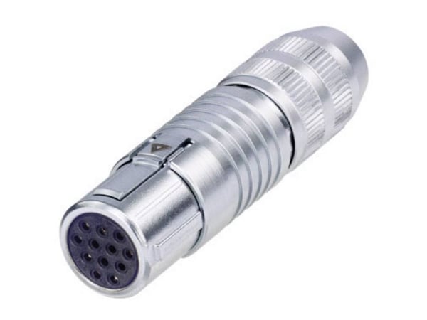 Neutrik MSCF12 rundstik-kobling miniCON, rett samlet polantall 12