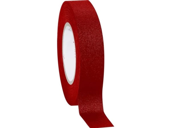 Coroplast 16140 tekstiltape rød (L x B) 10 m x 15 mm 1 stk