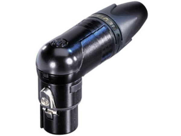 Neutrik NC10FRX-14-B, XLR, Sort, Cat5e, 18/14, Nikkel/gull, IP40