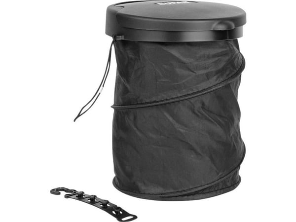 Eufab sammenleggbar søppelkasse 17526 4 l (Ø x H) 160 x 205 mm sort 1 stk
