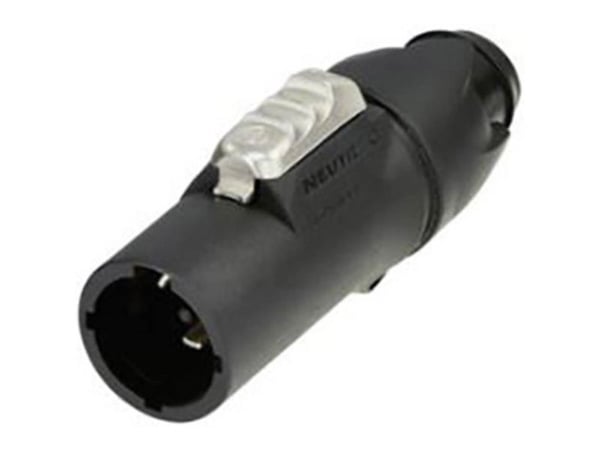 Neutrik NAC3MX-W-TOP, CuNi1Si0.2, Sort, Hvit, Polyamid, Polyoksymetylen (POM), Zink, IP65, 2,5 mm², 4 V