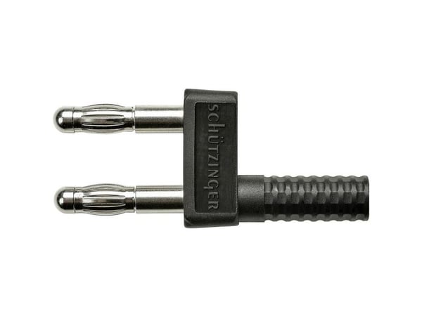 Schützinger SHORT 8454 / 11-4 IG MB / Ni / SW Kortslutningsstik Sort 1 stk.