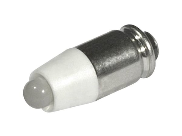CML LED-merkkivalo T1 3/4 MG Lämmin valkoinen 12 V/DC, 12 V/AC 1260 mcd