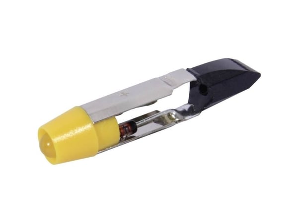 CML LED-merkkivalo T5.5 Keltainen 12 V/DC, 12 V/AC 280 mcd