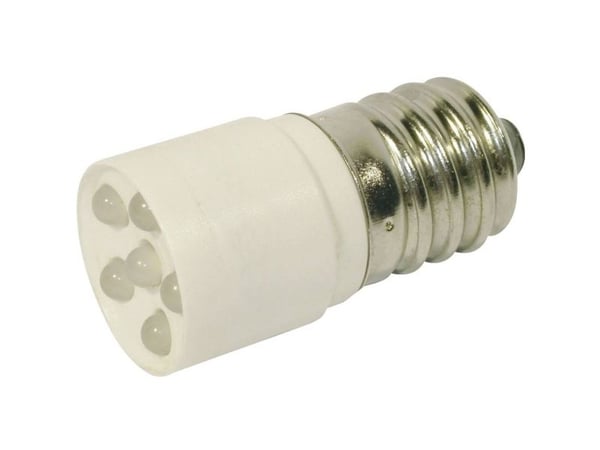 CML LED-merkkivalaisin E14 viileän valkoinen 24 V/DC, 24 V/AC 1200 mcd