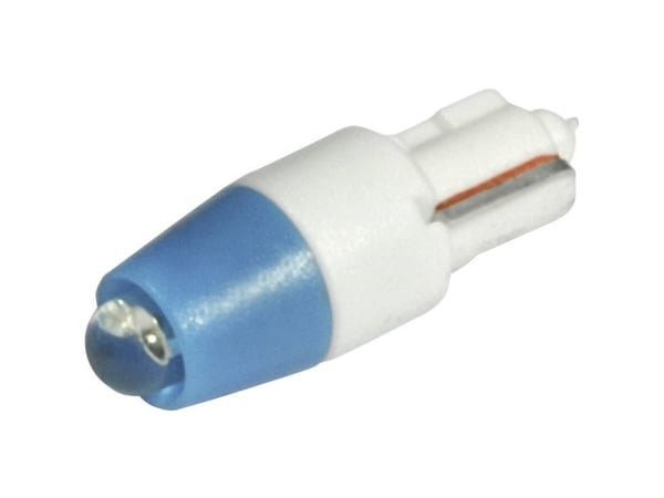 CML Innovative Technologies 1511A25B3 LED-signallampa blå W2 x 4,6d 12 V/DC, 12 V/AC 560 mcd