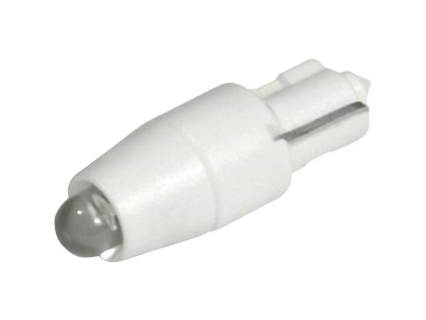 CML LED-merkkivalo W2 x 4,6d Lämmin valkoinen 24 V/DC, 24 V/AC 900 mcd