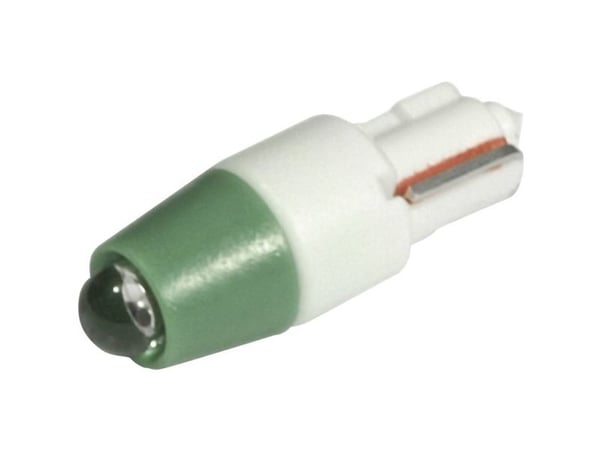 CML LED-merkkivalo W2 x 4,6d Vihreä 24 V/DC, 24 V/AC 1500 mcd