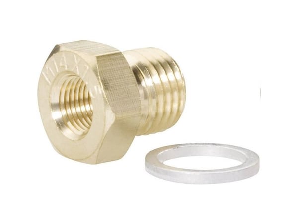 Equus 6908 gjengeadapter regulator for oljetemperatur/oljetrykk M14 x 1.5