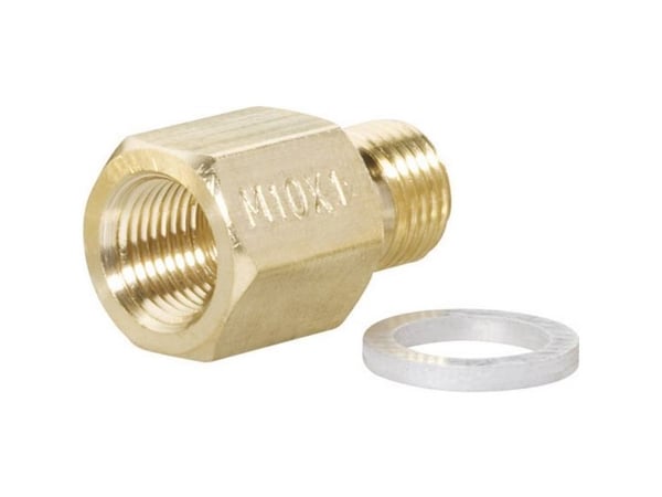 Equus 6905 gjengeadapter regulator for oljetemperatur/oljetrykk M10 x 1