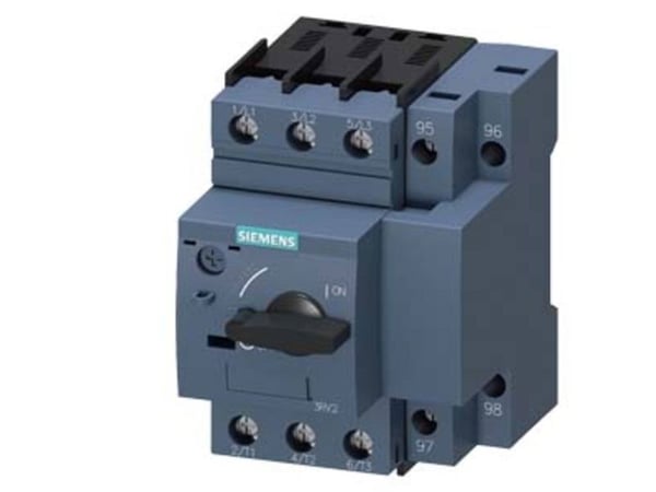Siemens 3RV2121-4DA10 Strömbrytare 1 st Inställningsområde (ström): 18 - 25 A Kopplingsspänning (max.): 690 V/AC (B x H x D) 65 x 97 x 97 mm