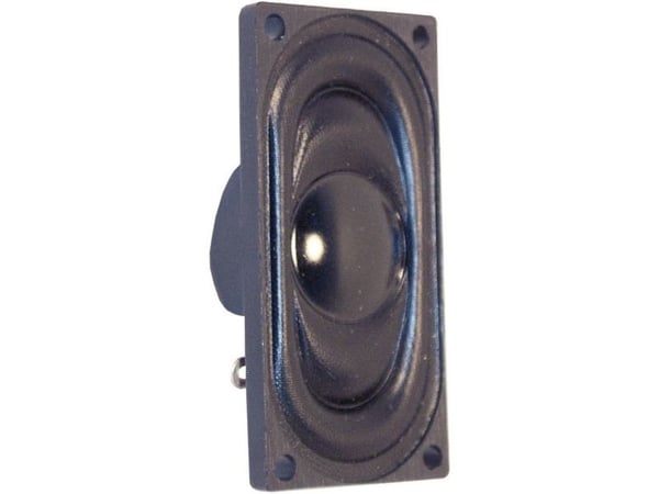 Visaton K 20.40, 1 W, Rektangulær, 2 W, 8 O, 400 - 20000 Hz, Sort