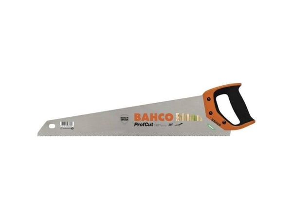 Bahco PC-22-FILE-U7, Ryggsåg, Plast, Trä, Svart, Röd, Rostfritt stål, Svart, Röd, 1 styck, 55 cm