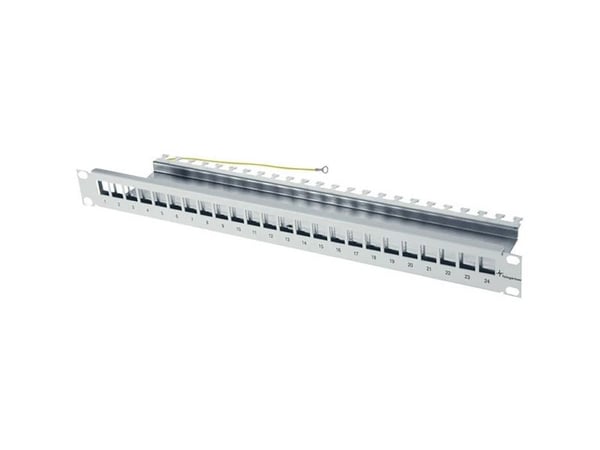Telegärtner - Patch-panel - 1U - 19" - 24 portar