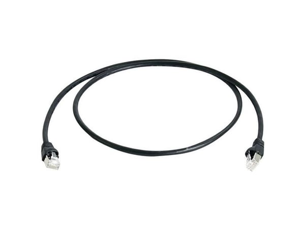 Telegärtner MP8 FS 600 - Patch-kabel - RJ-45 (hane) till RJ-45 (hane) - 7.5 m - SFTP - CAT 7 - tvinnad - svart