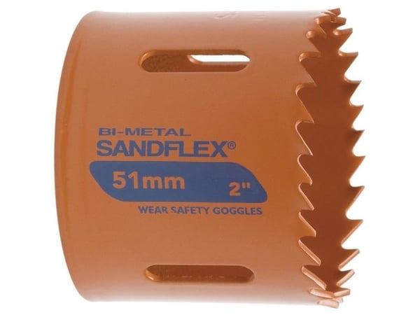 Bahco 3830-21-VIP, Enkelt, Bor, Metall, Plast, Rustfritt stål, Stål, Tre, Oransje, Koboltstål, Bimetall