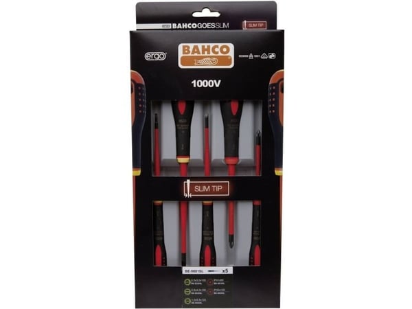 Bahco BE-9881SL, 365 mm, 175 mm, 38 mm, 450 g, Sort, Rød, Grå