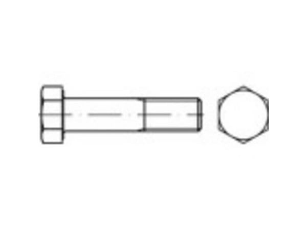 TOOLCRAFT 146258 seksskruve M16 75 mm utvendig sekskant DIN 7990 stål varmgavanisert (25 stk.)