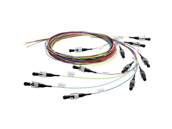 Telegärtner fiber pigtail sett 12x G50/125 OM3 2m SC