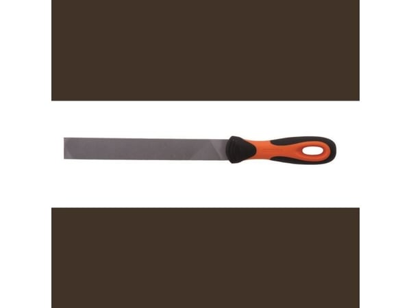 Bahco 1-100-12-2-2, Fil, Flate mapper, 2. kutt, Metall, Kull stål, Plast