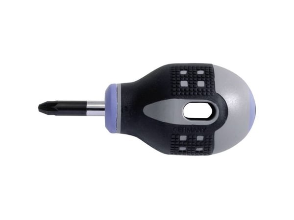 BAHCO ERGO ruuvimeisseli BE-8802Tumbling, Pozidriv® lovi PZ2terä25mm, kahva 36x58mmkokonaispituus 83mm