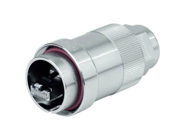 Telegärtner J60026A0000, TOC plug, Terästä, Naaras, Suora, Messinki, Cat6a