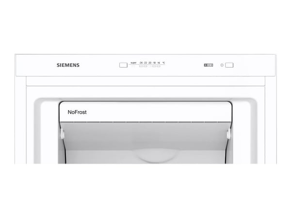 Siemens iQ300 GS33NVWEP - Fryser - stående - bredde: 60 cm - dybde: 65 cm - høyde: 176 cm - 225 liter - Klasse E - hvit