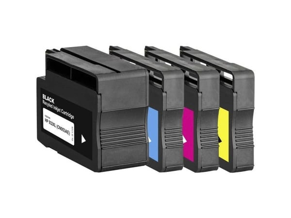 Basetech blekkpatroner kompatibel med HP 932XL, 933XL, CN053AE–CN056AE svart, cyan, magenta, gul BTH174 1725, 4005-126