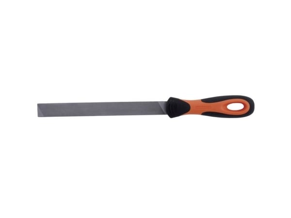 Bahco ERGO 4-144-08-2-2, Fil, Flate mapper, Mellom grov og 2. kutt, Black,Orange, Ergonomisk, Grep som ikke glir, 20 cm