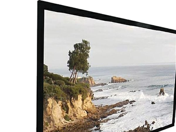 Elite SableFrame ER135WH1 - Projeksjonsskjerm - veggmonterbar - 135" (343 cm) - 16:9 - CineWhite - fløyelssvart
