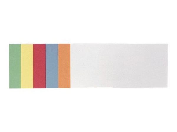 FRANKEN - Moderasjonskort - rektangel - 9.5 x 20.5 cm - assortert (en pakke 500) FRANKEN - Moderasjonskort - rektangel - 9.5 x 20.5 cm - assortert (en pakke 500)