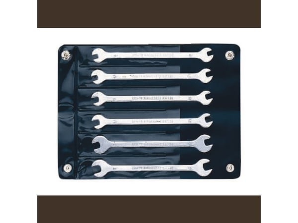 Bahco Dobbelt U-nøkkel Elektronikk, metrisk, Kromstål, Rustfritt stål, 4x4,4.5x4.5,5x5,5.5x5.5,6x6,7x7, 70 g, 6 stykker