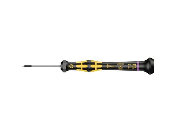 Wera 1573 Pentalobe ESD, 18 mm, 18 mm, 139 mm, 10 g, Sort, Fiolett, Gult, Tsjekkisk Republikk
