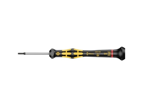 Wera 1550 PH S ESD Micro, 18 mm, 18 mm, 137 mm, 13 g, Sort, Rød, Gult, Tsjekkisk Republikk