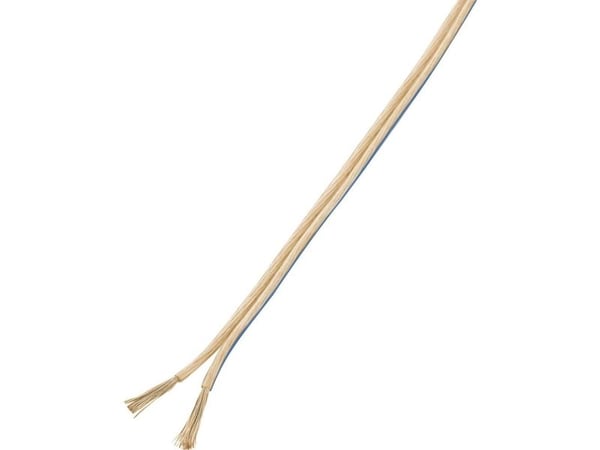 TRU COMPONENTS 1564198 Kaiutinkaapeli 2 x 2,50 mm² Läpinäkyvä 10 m