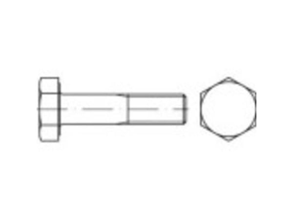 TOOLCRAFT HV seksskruer M24 140 mm utvendig sekskant DIN 14399 varmgalvanisert 1 stk