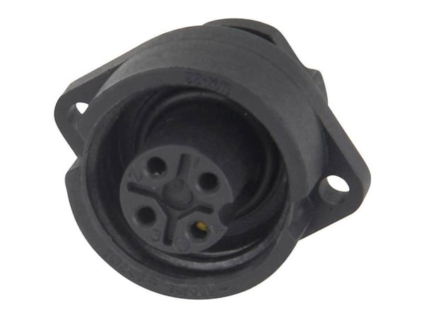 Weipu 814061 Rund plugganslutning, infälld vertikal Serie (rund plugganslutning): WA Antal poler totalt: 3 + PE 1 st