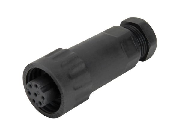 Weipu 814058 rundkontakt tilkobling, 6 + PE, serie WA