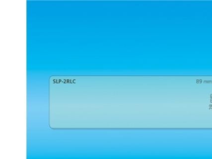 Seiko Instruments SLP-2RLC - Blank - 28 x 89 mm 260 etikett(er) (2 rull(er) x 130) adresselapper - for Smart Label Printer 440, 440 Office Administ...