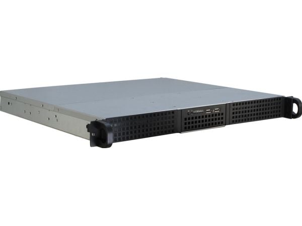 Inter-Tech IPC 1U-10240 - Rackmonterbar 1U - ATX - ingen strømforsyning (FlexATX) - USB